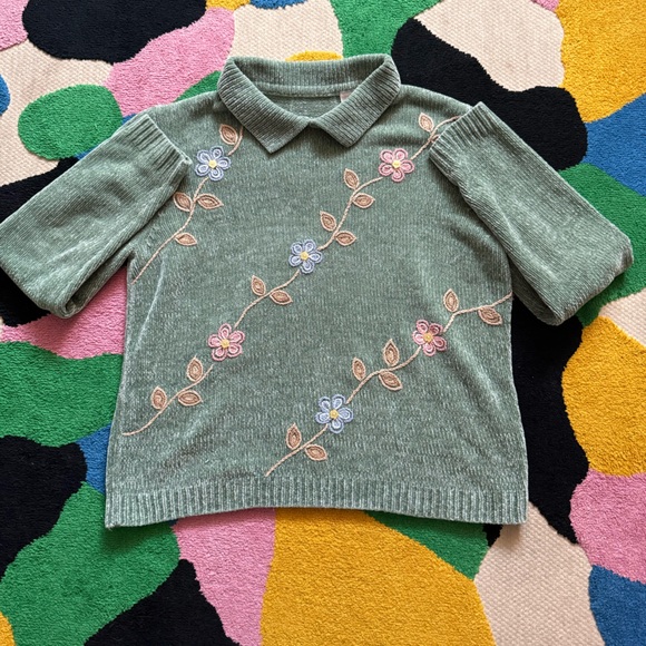 Alfred Dunner Sweaters - Alfred Dunner Cozy Floral Knit Sweater